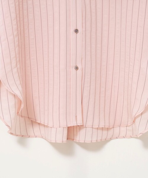 NOLLEY’S Sophi(ノーリーズソフィ)の「ウォッシャブルMARSALAダブルストライプシャツ(シャツ/ブラウス・レディース・ホワイト系その他4/ベージュ系その他3/ピンク系その他3・38)」の12枚目の写真