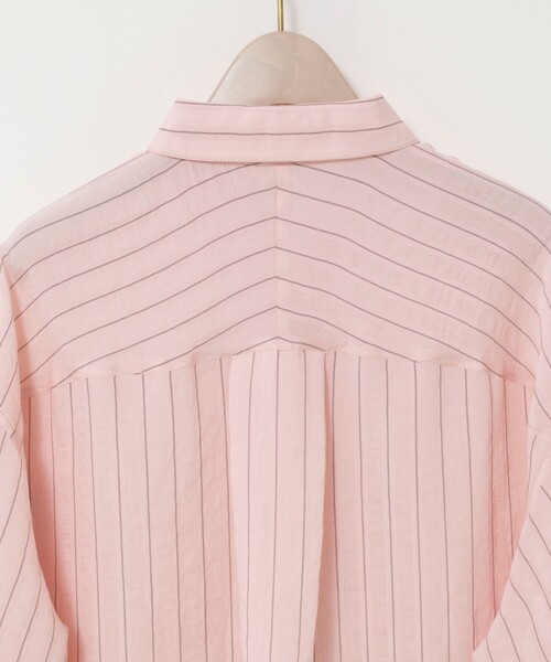 NOLLEY’S Sophi(ノーリーズソフィ)の「ウォッシャブルMARSALAダブルストライプシャツ(シャツ/ブラウス・レディース・ホワイト系その他4/ベージュ系その他3/ピンク系その他3・38)」の15枚目の写真