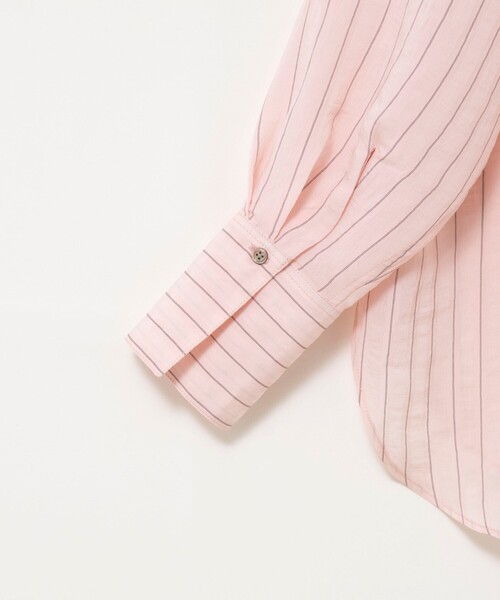 NOLLEY’S Sophi(ノーリーズソフィ)の「ウォッシャブルMARSALAダブルストライプシャツ(シャツ/ブラウス・レディース・ホワイト系その他4/ベージュ系その他3/ピンク系その他3・38)」の16枚目の写真