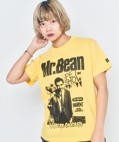 ハードコアチョコレート(ハードコアチョコレート)の「Mr.ビーン/テディ(ラッパ水仙荘バナナ)(Tシャツ/カットソー・メンズ・キャメル・XX-LARGE/X-LARGE/LARGE)」の1枚目の写真