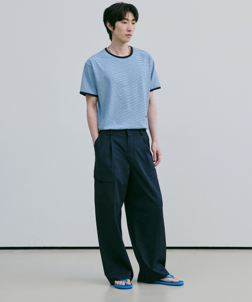 BER DE NOIR(ベールドノワール)の「モノカーゴパンツ(ネイビー)(その他パンツ・メンズ・その他・LARGE/MEDIUM/SMALL)」の2枚目の写真
