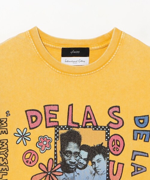 International Gallery BEAMS(インターナショナルギャラリービームス)の「【別注】U/MUSIC × IG / DE LA SOUL グラフィック Tシャツ 26SS(Tシャツ/カットソー・メンズ・イエロー・X-LARGE/LARGE/SMALL/MEDIUM)」の6枚目の写真