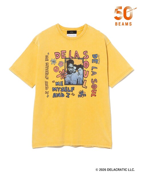 International Gallery BEAMS(インターナショナルギャラリービームス)の「【別注】U/MUSIC × IG / DE LA SOUL グラフィック Tシャツ 26SS(Tシャツ/カットソー・メンズ・イエロー・X-LARGE/LARGE/SMALL/MEDIUM)」の8枚目の写真
