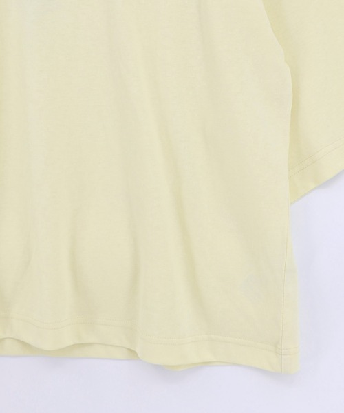 ScoLar(スカラー)の「162691:スカラーレモンガール柄 接触冷感Tシャツ(Tシャツ/カットソー・レディース・ピンク/オフホワイト/イエロー/ブラック・M)」の10枚目の写真