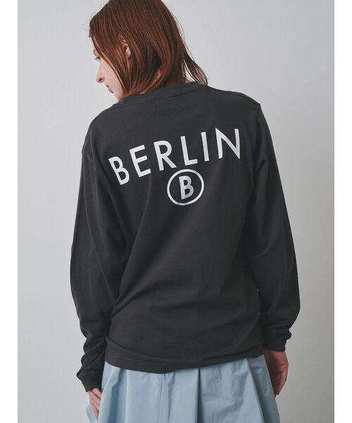 REGENCY WORKS(リージェンシーワークス)の「ベルリンロングティーシャツ(Tシャツ/カットソー・レディース・チャコールグレー/オフホワイト・FREE)」の10枚目の写真