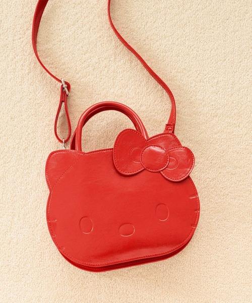 LOWRYS FARM（ローリーズファーム）の「【HELLO KITTY】DOTボストンBAG 669857 /GOODS（ハンドバッグ・レディース・ブラック/レッド/ホワイト・FREE）」の3枚目の写真