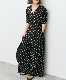 《別注 / WEB限定追加》ne Quittez pas Cotton Dobby Stripe Flower Print Al*