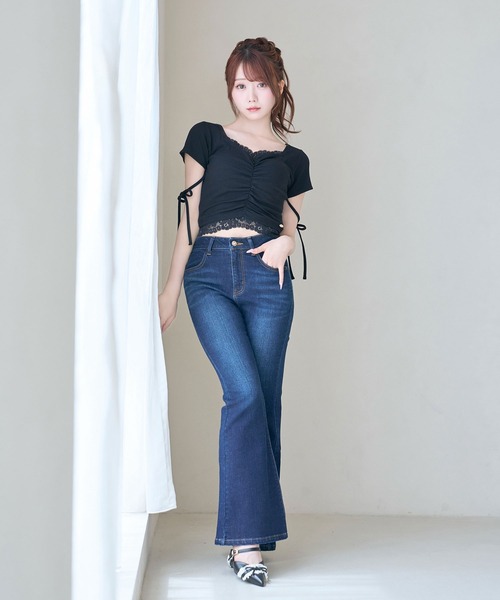 Rose Muse｜ロゼミューズのデニムパンツ（ブルー・ネイビー/青色系