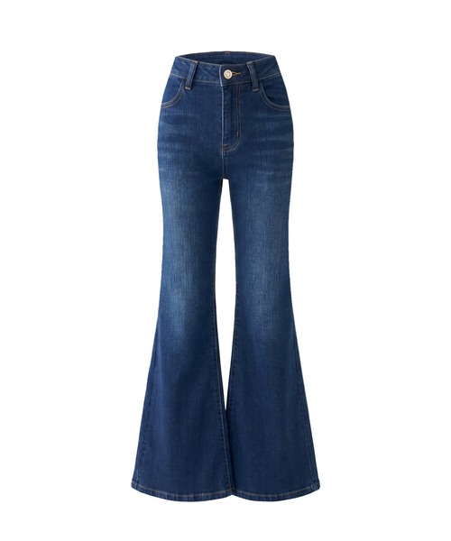 Rose Muse(ロゼミューズ)の「High stretch flare denim pants(デニムパンツ・レディース・チャコール/インディゴブルー・SMALL/MEDIUM)」の7枚目の写真