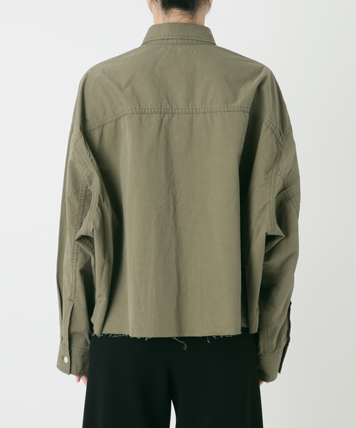 Attick by Johnbull(アティックバイジョンブル)の「【Attick by Johnbull 】別注ミリタリーシャツ(シャツ/ブラウス・レディース・カーキ・FREE)」の15枚目の写真