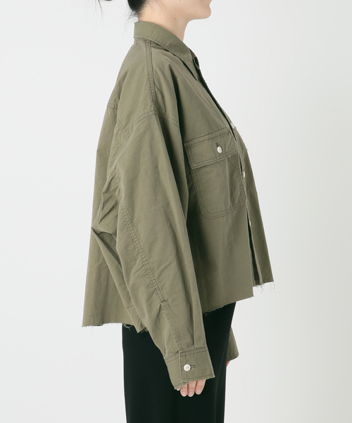 Attick by Johnbull(アティックバイジョンブル)の「【Attick by Johnbull 】別注ミリタリーシャツ(シャツ/ブラウス・レディース・カーキ・FREE)」の16枚目の写真