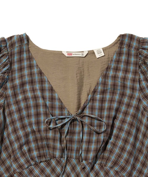 Levi's(リーバイス)の「Levi's/リーバイス リラ ショートスリーブ ミディドレス(ワンピース・レディース・ブラウン・XS/M/S)」の6枚目の写真