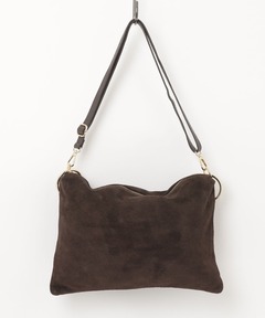 【AULENTTI】SUEDE SHOULDER BAG