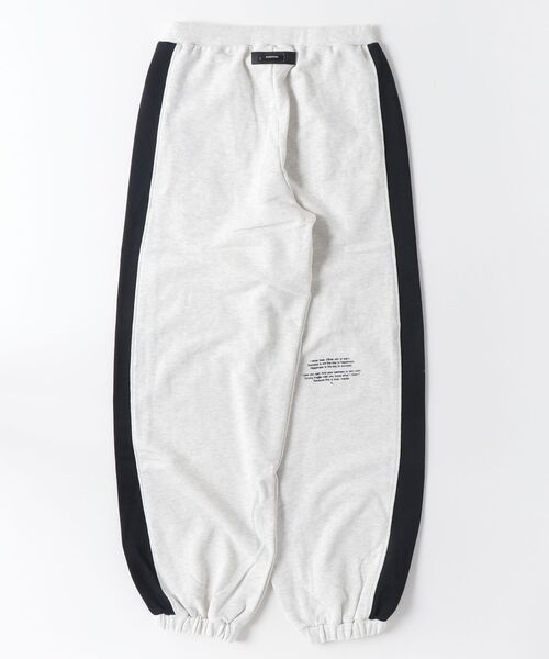 ESSENTIAL(エッセンシャル)の「裏毛ボリュームスウェットパンツ(その他パンツ・レディース・ブラック/ホワイト×ブラック・38/36)」の3枚目の写真