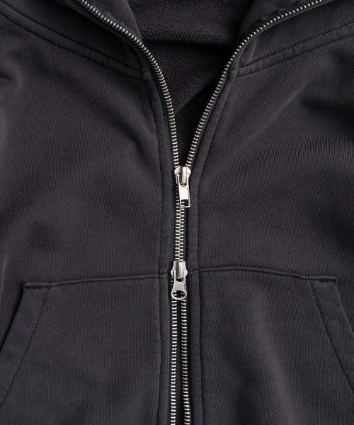 PRANK PROJECT(プランクプロジェクト)の「【2026Autumn Pre-Order】タッキングスウェットフーディ / Tucking Sweat Hoodie(パーカー・レディース・ブルー/チャコールグレー・FREE)」の15枚目の写真