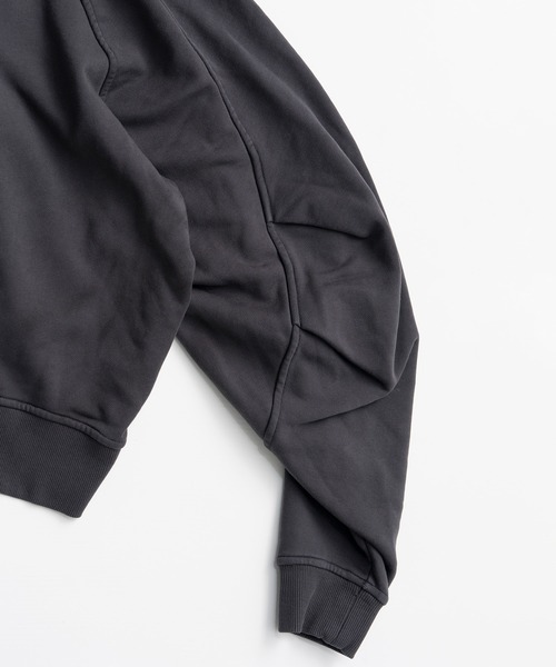 PRANK PROJECT(プランクプロジェクト)の「【2026Autumn Pre-Order】タッキングスウェットフーディ / Tucking Sweat Hoodie(パーカー・レディース・ブルー/チャコールグレー・FREE)」の16枚目の写真