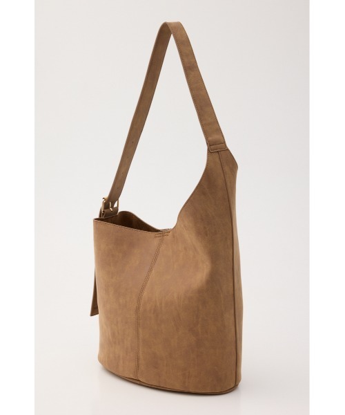 MOUSSY(マウジー)の「【26年AW新作】【EC限定】ONE HANDLE BUCKET バッグ(ショルダーバッグ・レディース・ブラウン/ライトブラック・FREE)」の9枚目の写真