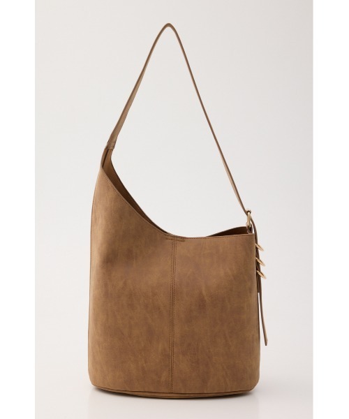 MOUSSY(マウジー)の「【26年AW新作】【EC限定】ONE HANDLE BUCKET バッグ(ショルダーバッグ・レディース・ブラウン/ライトブラック・FREE)」の11枚目の写真