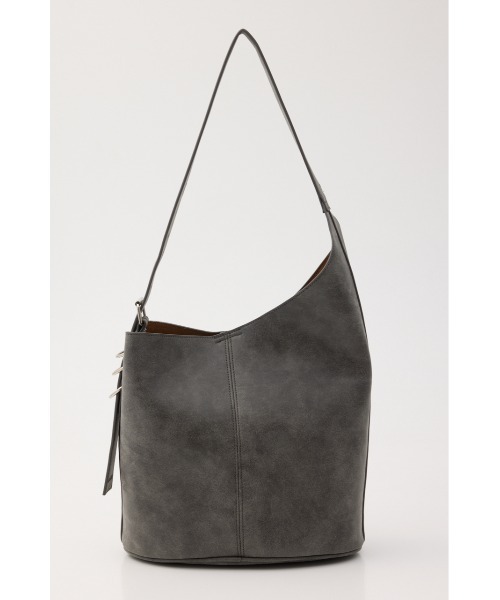 MOUSSY(マウジー)の「【26年AW新作】【EC限定】ONE HANDLE BUCKET バッグ(ショルダーバッグ・レディース・ブラウン/ライトブラック・FREE)」の14枚目の写真