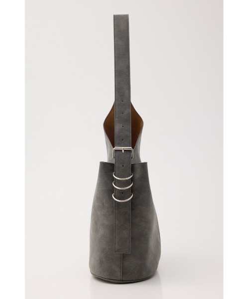 MOUSSY(マウジー)の「【26年AW新作】【EC限定】ONE HANDLE BUCKET バッグ(ショルダーバッグ・レディース・ブラウン/ライトブラック・FREE)」の16枚目の写真