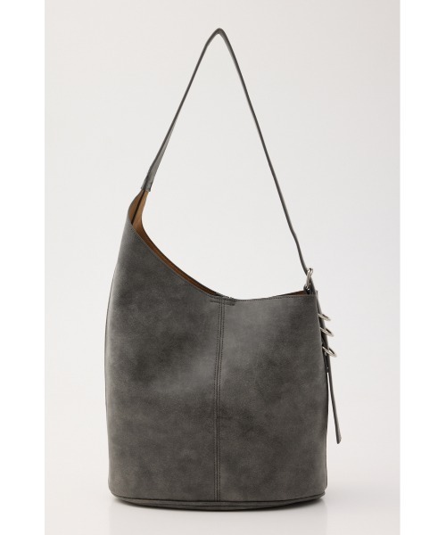 MOUSSY(マウジー)の「【26年AW新作】【EC限定】ONE HANDLE BUCKET バッグ(ショルダーバッグ・レディース・ブラウン/ライトブラック・FREE)」の3枚目の写真