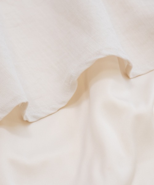 CLETTE(クレット)の「ショルダーリボンワンピース(ワンピース・レディース・ブラック/アイボリー/グレー・4L/3L/LL)」の8枚目の写真