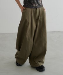 【3サイズ展開/高身長サイズ/低身長サイズ】バレルレッグツイルパンツ
