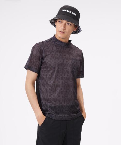 New Balance Golf(ニューバランスゴルフ)の「【new balance golf】【直営店舗限定】メッシュ 半袖 モックネック プルオーバー (MENS)(Tシャツ/カットソー・メンズ・ブラック/カーキオリーブ・MEDIUM/LARGE/X-LARGE)」の1枚目の写真