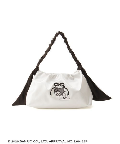 sanrio house(サンリオハウス)の「【ONLINE限定カラーあり】【SNIDEl HOME】トートバッグ(トートバッグ・レディース・ブラック/ホワイト/ピンク・F)」の5枚目の写真