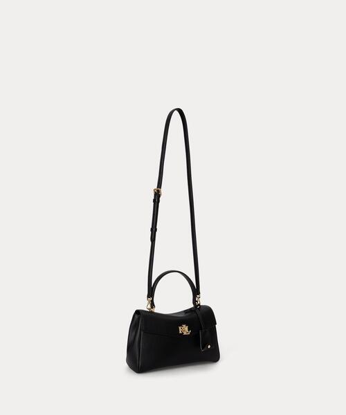LAUREN RALPH LAUREN（ローレン ラルフ ローレン）の「ナッパ レザー スモール Farrah ソフト サッチェル（ショルダーバッグ・レディース・ブラック系1・ONE）」の12枚目の写真