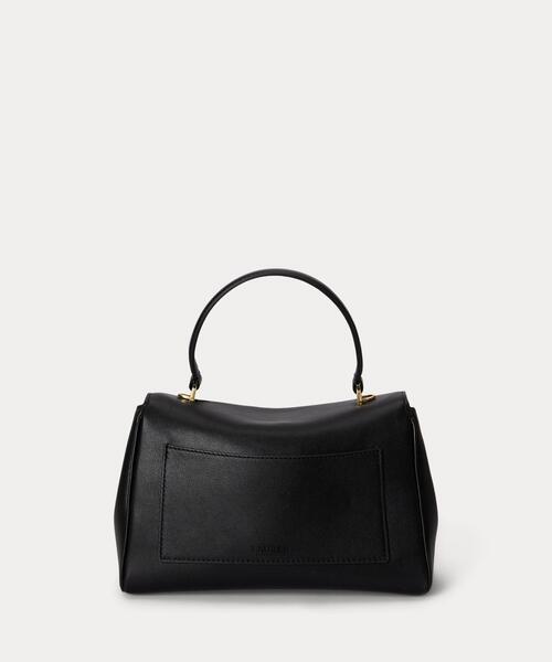 LAUREN RALPH LAUREN（ローレン ラルフ ローレン）の「ナッパ レザー スモール Farrah ソフト サッチェル（ショルダーバッグ・レディース・ブラック系1・ONE）」の11枚目の写真
