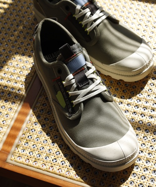 PALLADIUM(パラディウム)の「PAMPA OX RE-CRAFT ローカット スニーカー(スニーカー・メンズ・オフホワイト/カーキ/ベージュ/ブラック・26cm/27.5cm/27cm/28cm/23cm/24.5cm/24cm/25.5cm/25cm/26.5cm/23.5cm/22.5cm)」の4枚目の写真
