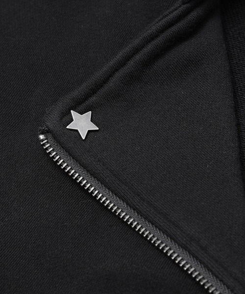 X-girl(エックスガール)の「DOUBLE COLLAR ZIP UP SWEAT HOODIE(パーカー・レディース・アッシュ/ブラック・S/M)」の17枚目の写真