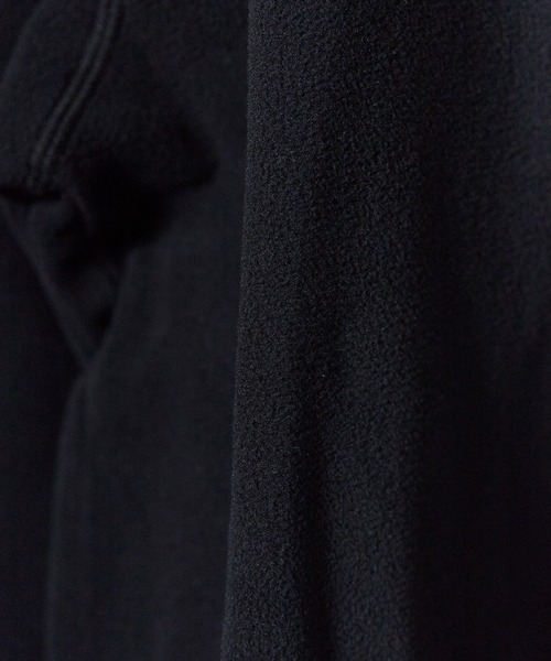 NANGA(ナンガ)の「NANGA/ナンガ AIR WARM FLEECE TOPS エアーウォームフリーストップス スウェット トレーナー ハイネック スタンドネック メンズ レディース 2026年 秋 秋服 冬 冬服(スウェット・メンズ・ブラック・S/M/L/XL)」の2枚目の写真
