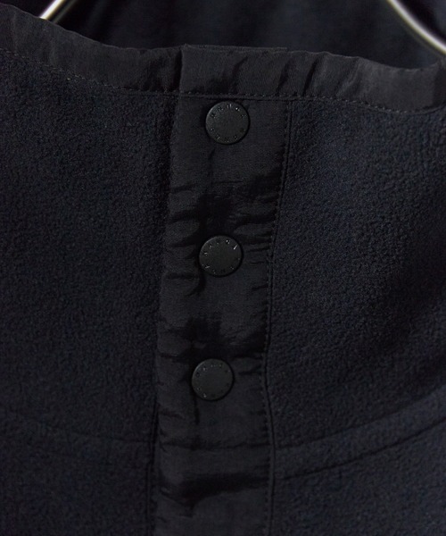 NANGA(ナンガ)の「NANGA/ナンガ AIR WARM FLEECE TOPS エアーウォームフリーストップス スウェット トレーナー ハイネック スタンドネック メンズ レディース 2026年 秋 秋服 冬 冬服(スウェット・メンズ・ブラック・S/M/L/XL)」の8枚目の写真