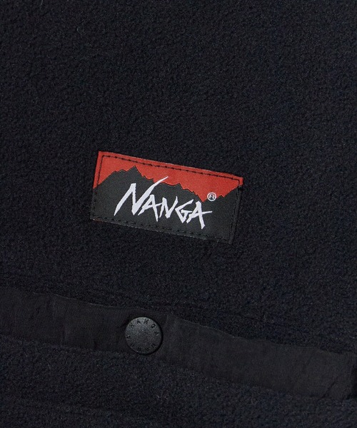 NANGA(ナンガ)の「NANGA/ナンガ AIR WARM FLEECE TOPS エアーウォームフリーストップス スウェット トレーナー ハイネック スタンドネック メンズ レディース 2026年 秋 秋服 冬 冬服(スウェット・メンズ・ブラック・S/M/L/XL)」の7枚目の写真