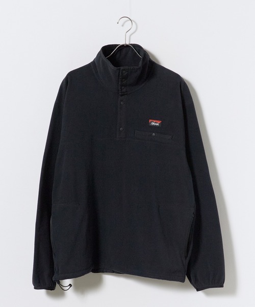 NANGA(ナンガ)の「NANGA/ナンガ AIR WARM FLEECE TOPS エアーウォームフリーストップス スウェット トレーナー ハイネック スタンドネック メンズ レディース 2026年 秋 秋服 冬 冬服(スウェット・メンズ・ブラック・S/M/L/XL)」の9枚目の写真