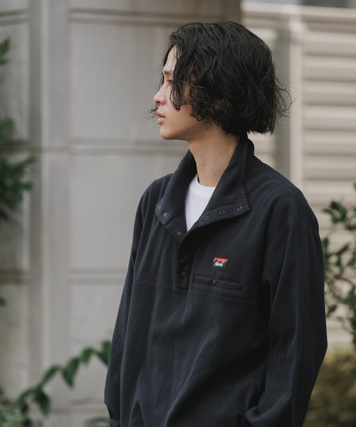 NANGA(ナンガ)の「NANGA/ナンガ AIR WARM FLEECE TOPS エアーウォームフリーストップス スウェット トレーナー ハイネック スタンドネック メンズ レディース 2026年 秋 秋服 冬 冬服(スウェット・メンズ・ブラック・S/M/L/XL)」の10枚目の写真
