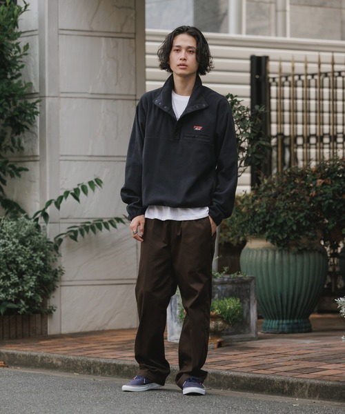 NANGA(ナンガ)の「NANGA/ナンガ AIR WARM FLEECE TOPS エアーウォームフリーストップス スウェット トレーナー ハイネック スタンドネック メンズ レディース 2026年 秋 秋服 冬 冬服(スウェット・メンズ・ブラック・S/M/L/XL)」の15枚目の写真
