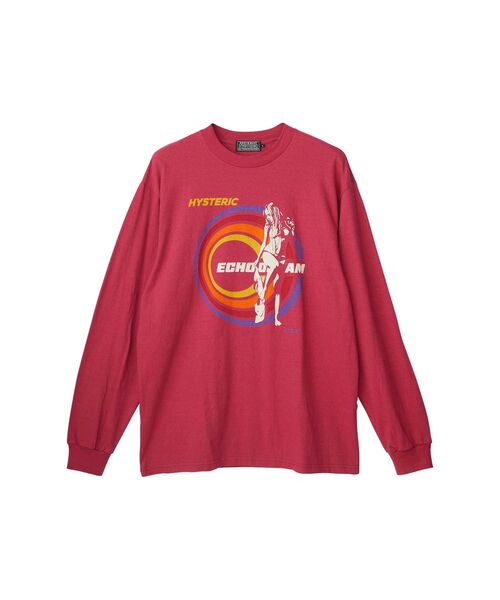 HYSTERIC GLAMOUR(ヒステリックグラマー)の「ECHO DREAM Tシャツ(Tシャツ/カットソー・メンズ・ホワイト/ブラック/ピンク・X-LARGE/LARGE/MEDIUM/SMALL)」の3枚目の写真