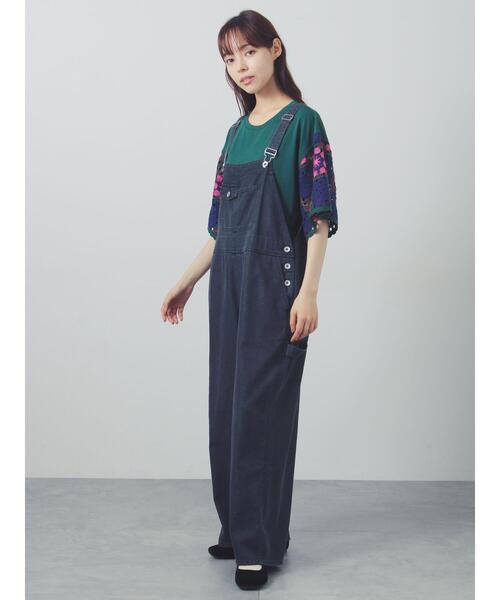 Samansa Mos2(サマンサ モスモス)の「【接触冷感】モチーフ編みコンビカットソー(Tシャツ/カットソー・レディース・ブラック/ブラウン/オフホワイト/グリーン・F)」の14枚目の写真