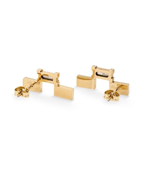 Daniel Wellington（ダニエルウェリントン）の「Bric Earrings Drop Crystal / Enamel（ピアス（両耳用）・レディース・ピンクゴールド/イエローゴールド・ONE SIZE）」の6枚目の写真