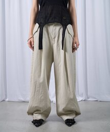 【SixM】BALLOON TWILL PT