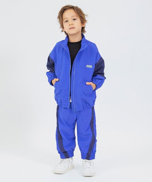 BREEZE(ブリーズ)の「【撥水】ラインアクティブ ナイロンパンツ_セットアップ可(その他パンツ・キッズ・グレー/マスタード/ブルー/クリーム・90/100/130/120/110/140/150)」の5枚目の写真