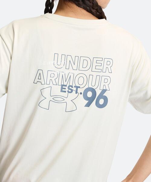 UNDER ARMOUR(アンダーアーマー)の「UAテック グラフィック ボックス ショートスリーブ Tシャツ(トレーニング/レディース)(Tシャツ/カットソー・レディース・オフホワイト・L/XL/M/S)」の5枚目の写真