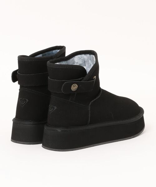 ROXY(ロキシー)の「ROXY LOW TIDE サイドベルトショートブーツ /防水・撥水 【2026年秋冬モデル】(ブーツ・レディース・ベージュ/ブラック・25cm/24cm/23cm)」の3枚目の写真