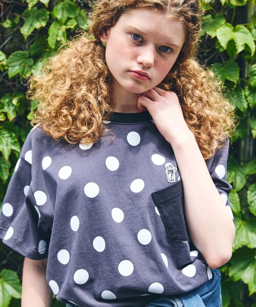 FRAPBOIS(フラボア)の「Lee ドットT(Tシャツ/カットソー・レディース・ブラック/ホワイト・M/L)」の15枚目の写真
