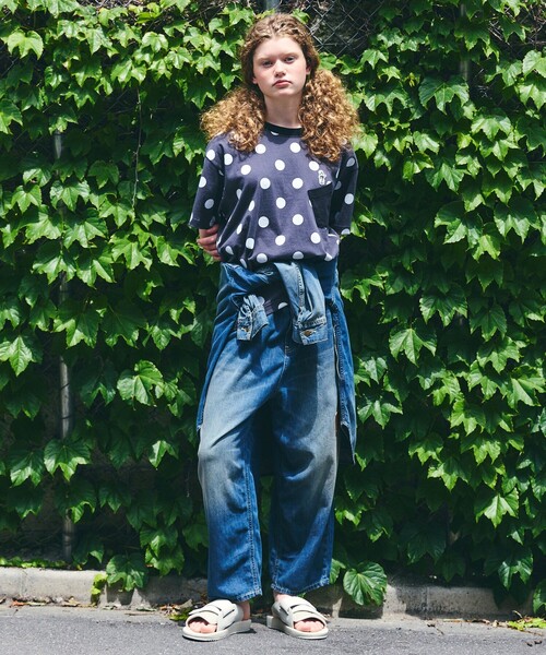 FRAPBOIS(フラボア)の「Lee ドットT(Tシャツ/カットソー・レディース・ブラック/ホワイト・M/L)」の16枚目の写真
