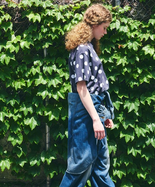 FRAPBOIS(フラボア)の「Lee ドットT(Tシャツ/カットソー・レディース・ブラック/ホワイト・M/L)」の19枚目の写真