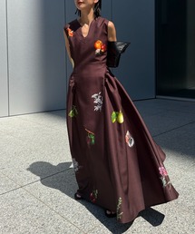 Ameri（アメリ）の「ELEANOR LINEN LIKE DRESS（ドレス）」